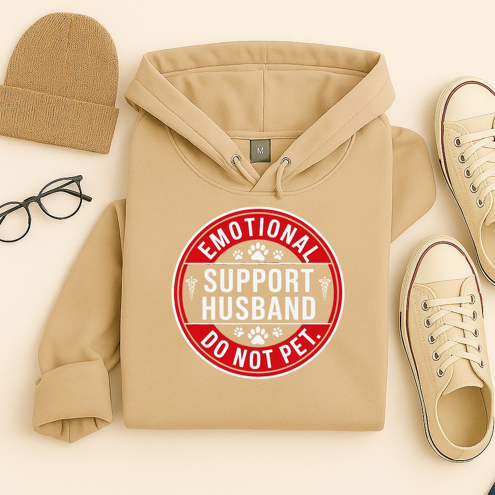 Emotional Support Husband Do Not Pet Hoodie