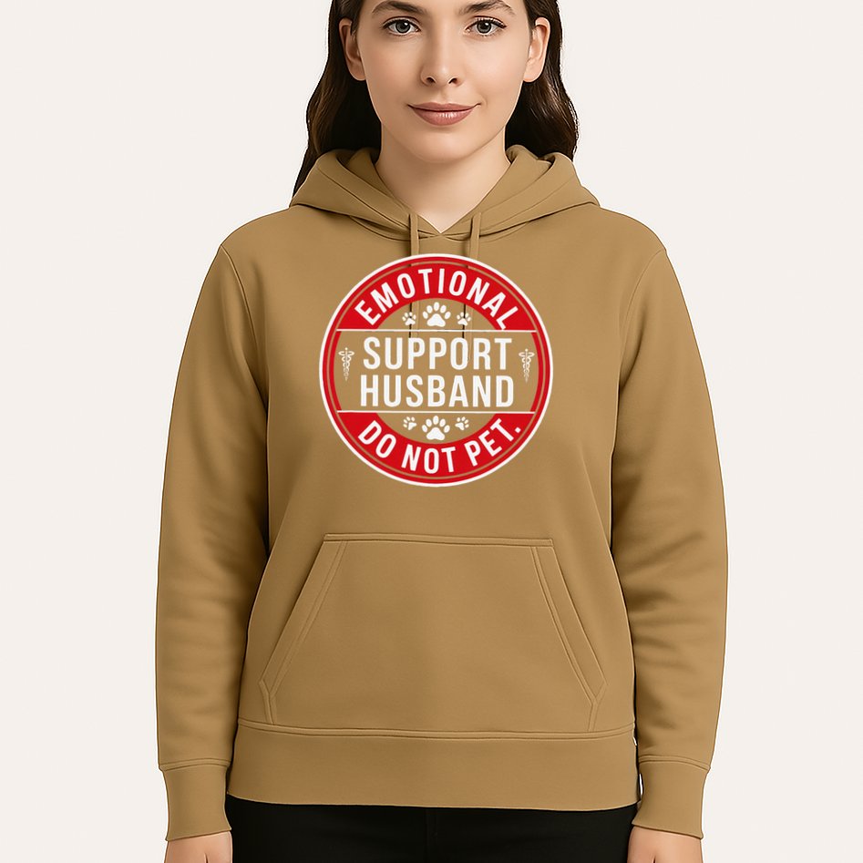 Emotional Support Husband Do Not Pet Hoodie