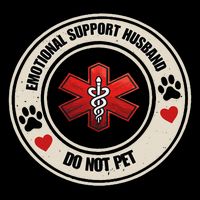 Emotional Support Husband Do Not Pet Impact Tech Backpack