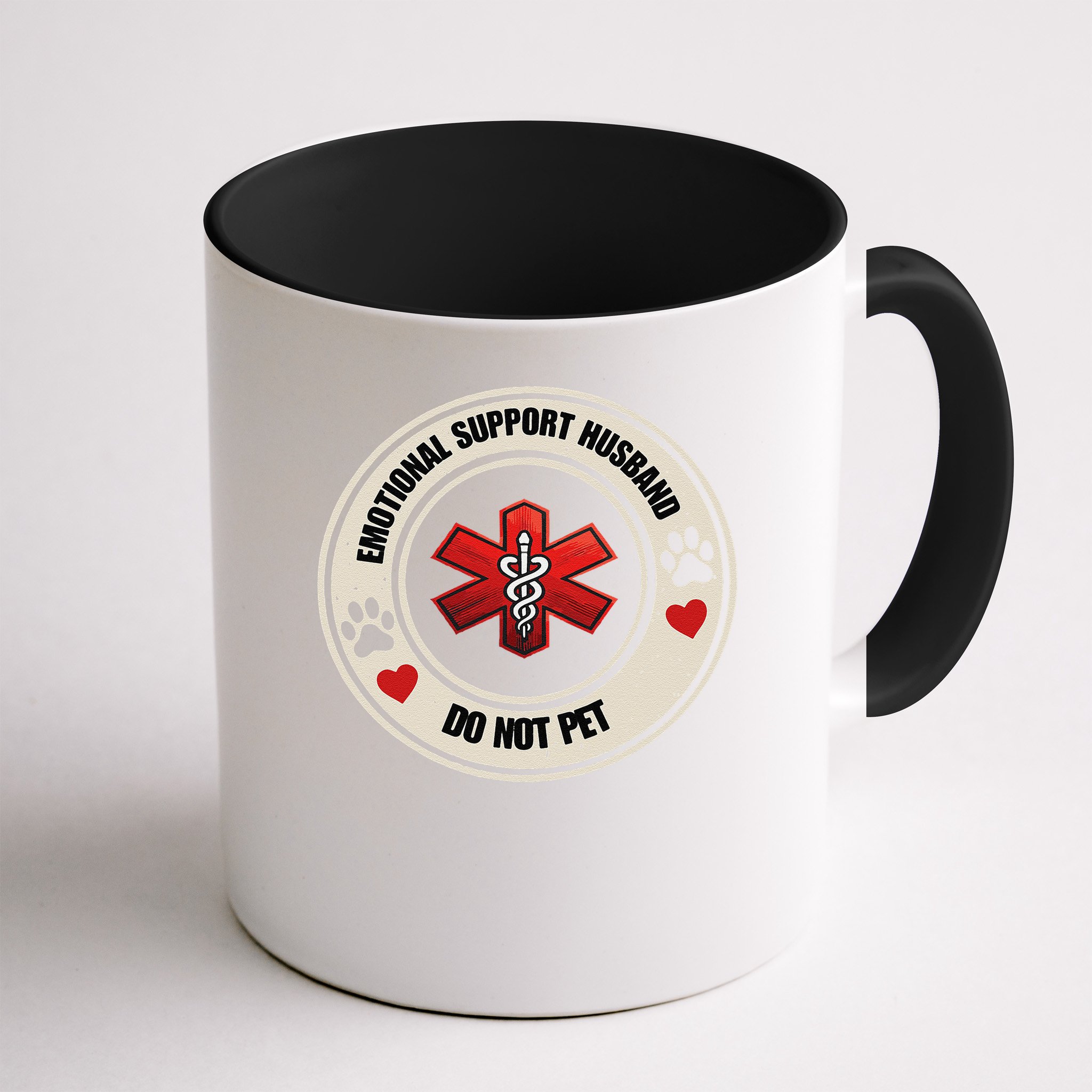 Emotional Support Husband Do Not Pet Mug