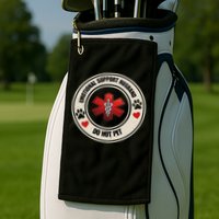 Emotional Support Husband Do Not Pet Golf Towel