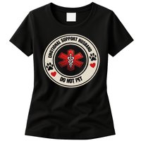 Emotional Support Husband Do Not Pet Womens T-Shirt