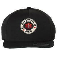 Emotional Support Husband Do Not Pet Wool Snapback Cap