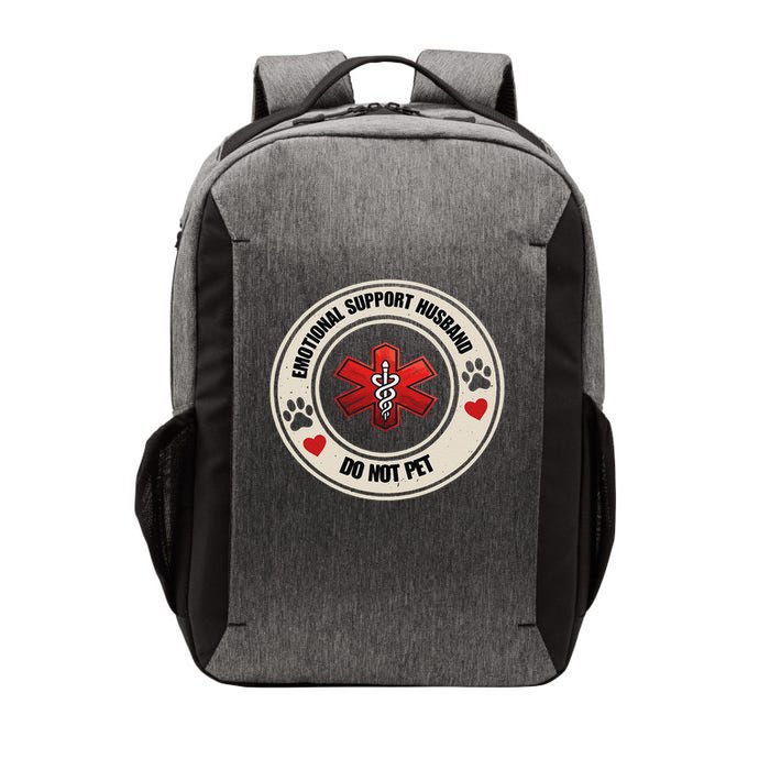 Emotional Support Husband Do Not Pet Vector Backpack