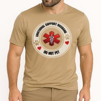 Emotional Support Husband Do Not Pet Cooling Performance Crew T-Shirt