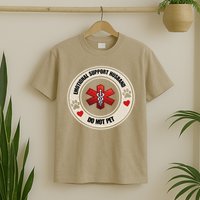 Emotional Support Husband Do Not Pet T-Shirt