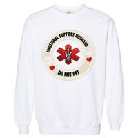 Emotional Support Husband Do Not Pet Garment-Dyed Sweatshirt