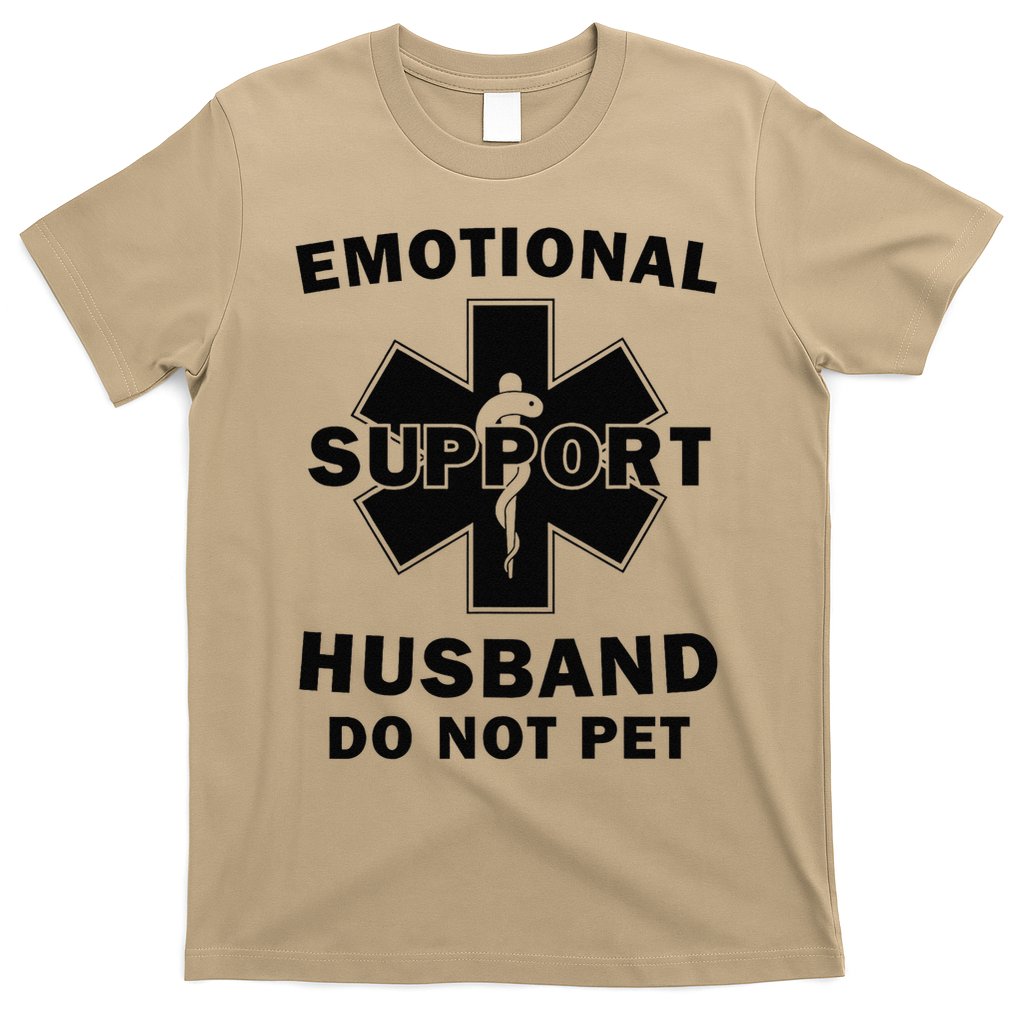 Emotional Support Husband Do Not Pet Funny T-Shirt