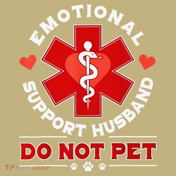 Emotional Support Husband Funny Do Not Pet Humor Sustainable Beanie