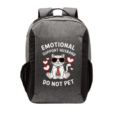 Emotional Support Husband Do Not Pet Funny Cat Vector Backpack