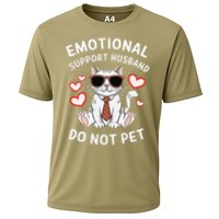 Emotional Support Husband Do Not Pet Funny Cat Performance Shirt