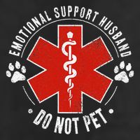 Emotional Support Husband Do Not Pet Adult Drive Performance Visor