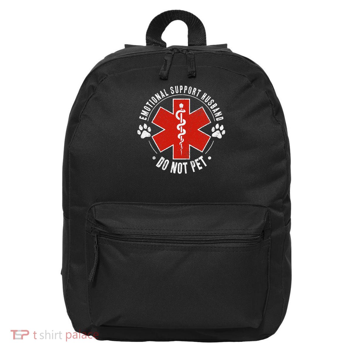 Emotional Support Husband Do Not Pet 16 in Basic Backpack
