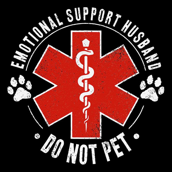 Emotional Support Husband Do Not Pet Visor