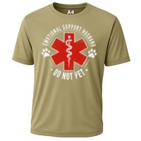 Emotional Support Husband Do Not Pet Cooling Performance Crew T-Shirt