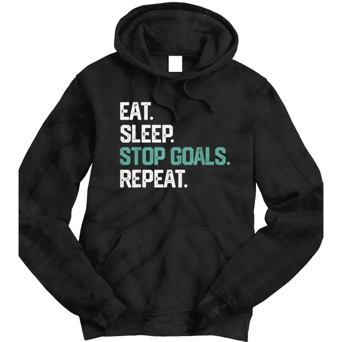 Eat Sleep Hockey Repeat Sport Game Gift Tie Dye Hoodie