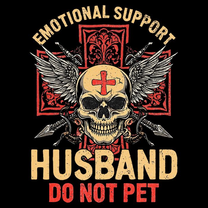 Emotional Support Husband Do Not Pet Funny Man Impact Tech Backpack