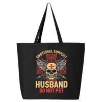 Emotional Support Husband Do Not Pet Funny Man 25L Jumbo Tote