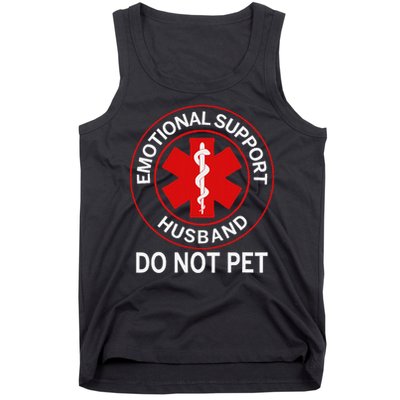 Emotional Support Husband Do Not Pet Tank Top