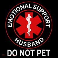 Emotional Support Husband Do Not Pet Wool Snapback Cap