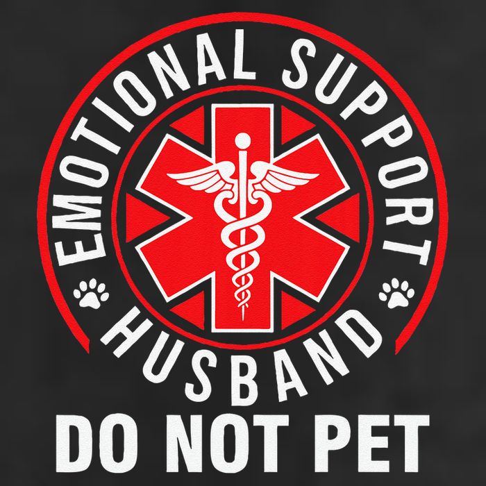 Emotional Support Husband Do Not Pet Funny Quote Sayings Adult Drive Performance Visor