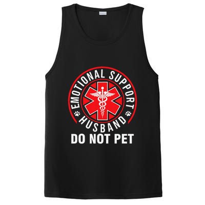 Emotional Support Husband Do Not Pet Funny Quote Sayings PosiCharge Competitor Tank