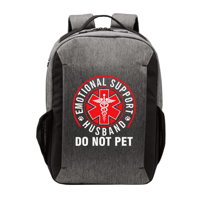 Emotional Support Husband Do Not Pet Funny Quote Sayings Vector Backpack