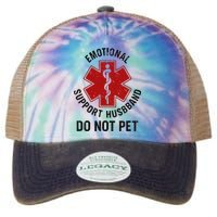 Emotional Support Husband Do Not Pet Legacy Tie Dye Trucker Hat