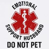 Emotional Support Husband Do Not Pet Apron