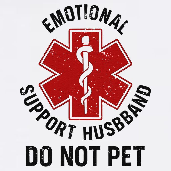 Emotional Support Husband Do Not Pet Apron