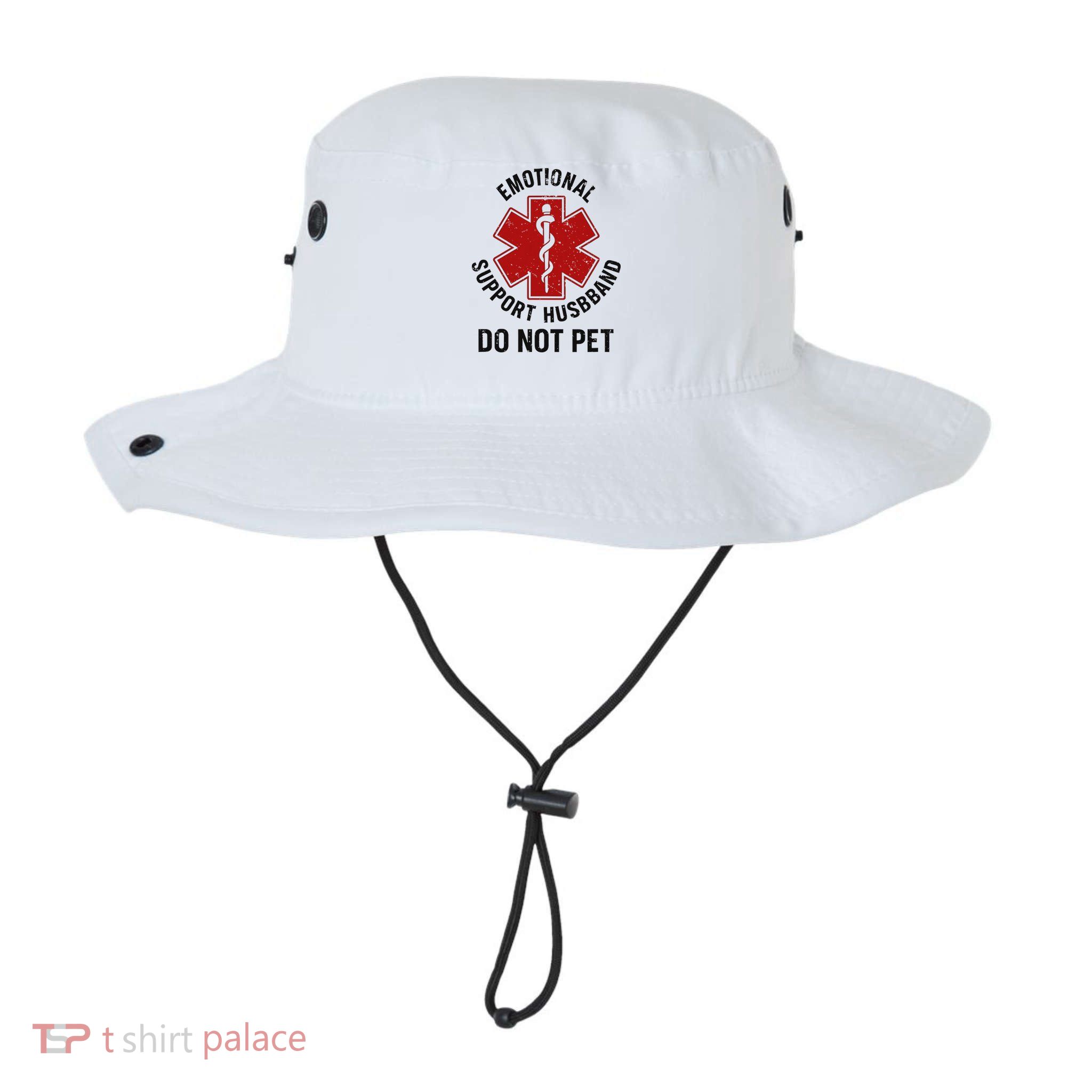 Emotional Support Husband Do Not Pet Bucket Hat