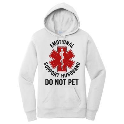 Emotional Support Husband Do Not Pet Women's Pullover Hoodie