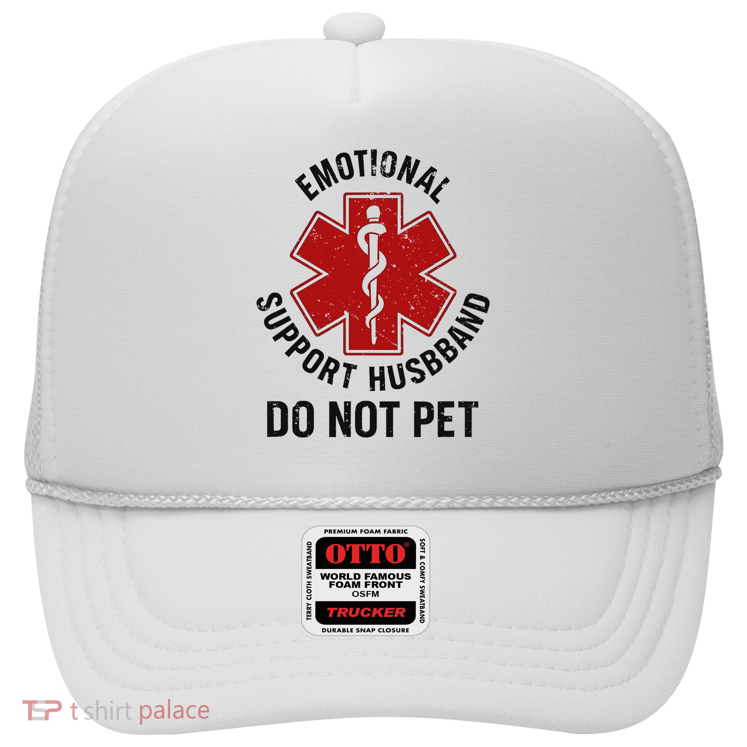 Emotional Support Husband Do Not Pet Trucker Hat