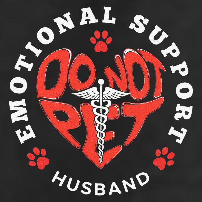 Emotional Support Husband Do Not Pet Best Husband Funny Adult Drive Performance Visor