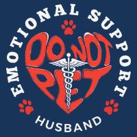 Emotional Support Husband Do Not Pet Best Husband Funny Infant Baby Jersey Bodysuit