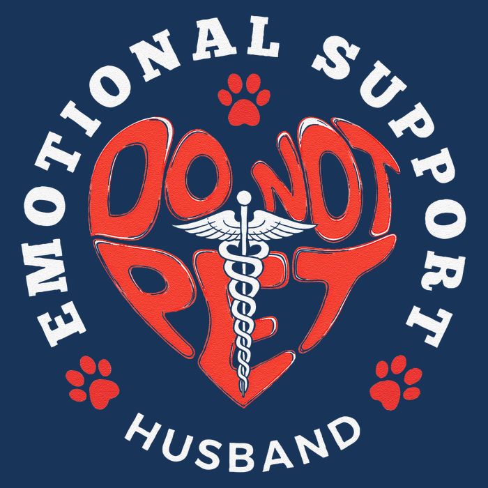 Emotional Support Husband Do Not Pet Best Husband Funny Infant Baby Jersey Bodysuit