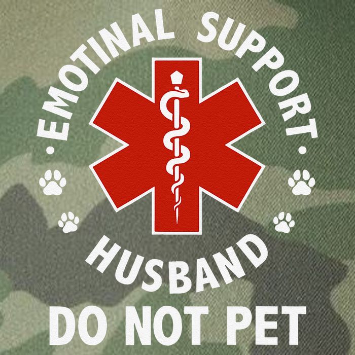 Emotional Support Husband Do Not Pet Funny Legacy Tie Dye Trucker Hat