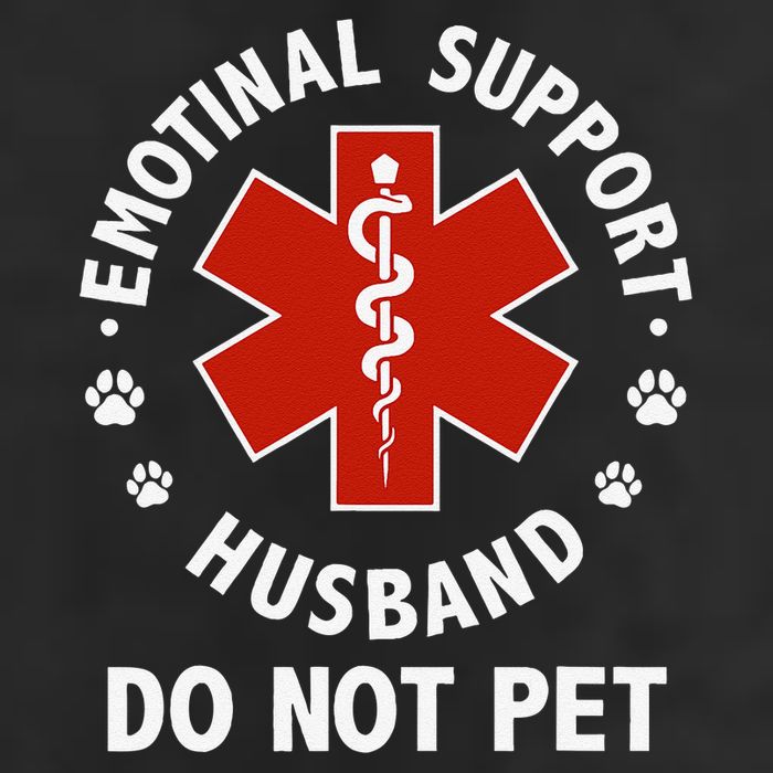 Emotional Support Husband Do Not Pet Funny Cool Comfort Performance Bucket Hat