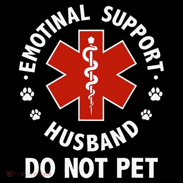 Emotional Support Husband Do Not Pet Funny 7-Panel Snapback Hat
