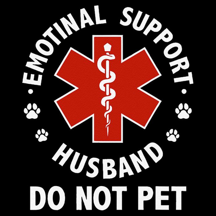 Emotional Support Husband Do Not Pet Funny Bucket Hat