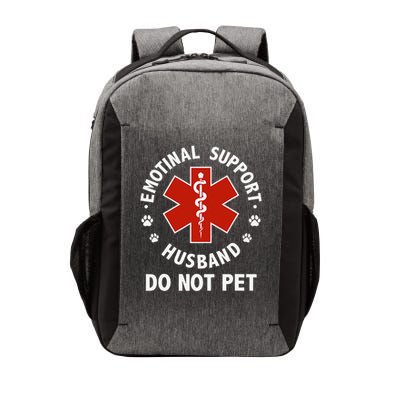 Emotional Support Husband Do Not Pet Funny Vector Backpack