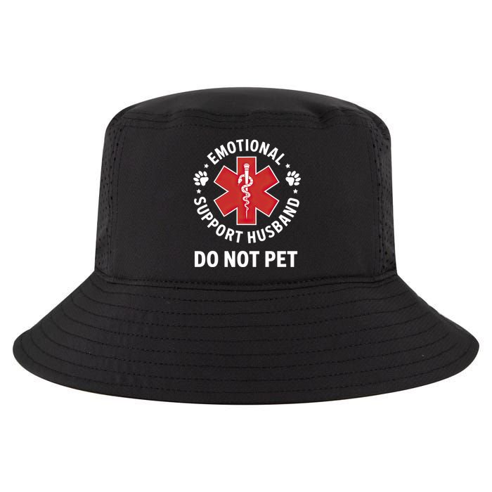 Emotional Support Husband Do Not Pet  Cool Comfort Performance Bucket Hat