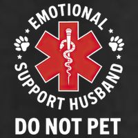 Emotional Support Husband Do Not Pet  Cool Comfort Performance Bucket Hat
