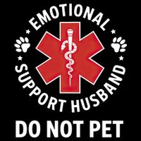 Emotional Support Husband Do Not Pet  7-Panel Snapback Hat