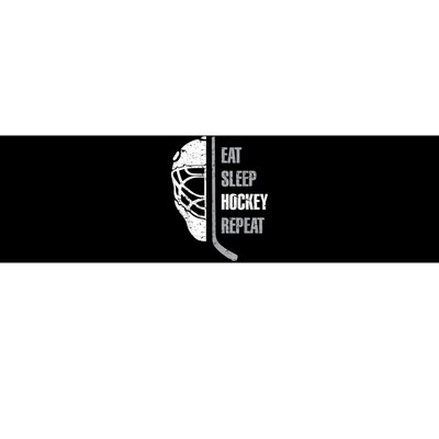 Eat Sleep Hockey Repeat Christmas For Teen Adult Hockey Bumper Sticker