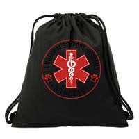 Emotional Support Husband Do Not Pet Drawstring Bag
