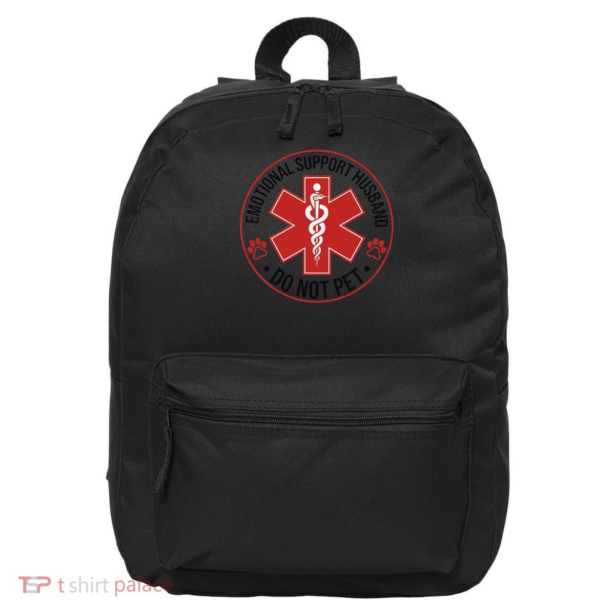 Emotional Support Husband Do Not Pet 16 in Basic Backpack