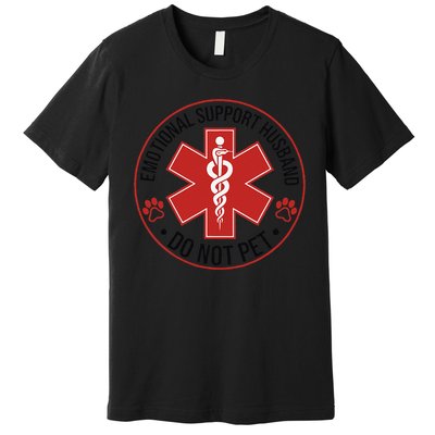 Emotional Support Husband Do Not Pet Premium T-Shirt