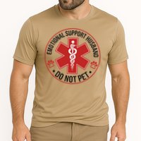 Emotional Support Husband Do Not Pet Cooling Performance Crew T-Shirt