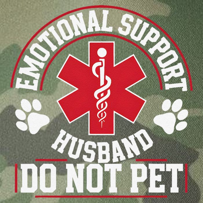 Emotional Support Husband Do Not Pet Legacy Tie Dye Trucker Hat